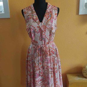 NWOT Women's Floral Dress, Size 10
